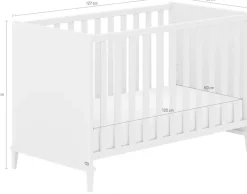 YUNY by PAIDI Babybett »SISTER LOU in Beige« Gitterbett höhenverstellbar, Kinderbett