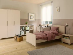 YUNY by PAIDI Kinderbett »SISTER LOU 90x200cm Jugendliege in Beige« zeitloses und langlebiges Einzelbett, geprüfte Qualität