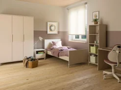 YUNY by PAIDI Kinderbett »SISTER LOU 90x200cm Jugendliege in Beige« zeitloses und langlebiges Einzelbett, geprüfte Qualität