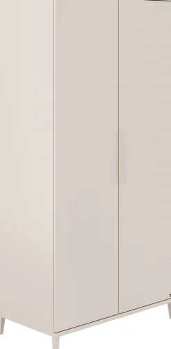 YUNY by PAIDI Kleiderschrank »SISTER LOU inkl. Kleiderstangen und Einlegeböden« Beige, zertifizierte Qualität, Soft-Close