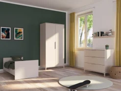YUNY by PAIDI Kleiderschrank »SISTER LOU inkl. Kleiderstangen und Einlegeböden« Beige, zertifizierte Qualität, Soft-Close