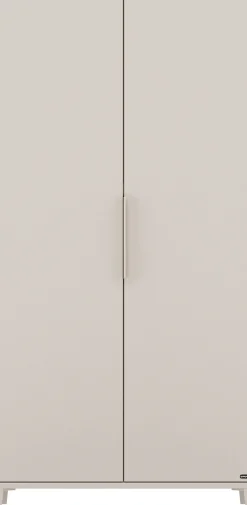 YUNY by PAIDI Kleiderschrank »SISTER LOU inkl. Kleiderstangen und Einlegeböden« Beige, zertifizierte Qualität, Soft-Close
