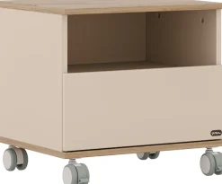YUNY by PAIDI Nachtkommode »HAZEL in Beige, Schublade mit Soft-Close, verschiedene Ausführungen« moderner und langlebiger Nachttisch aus Holz, geprüfte Qualität