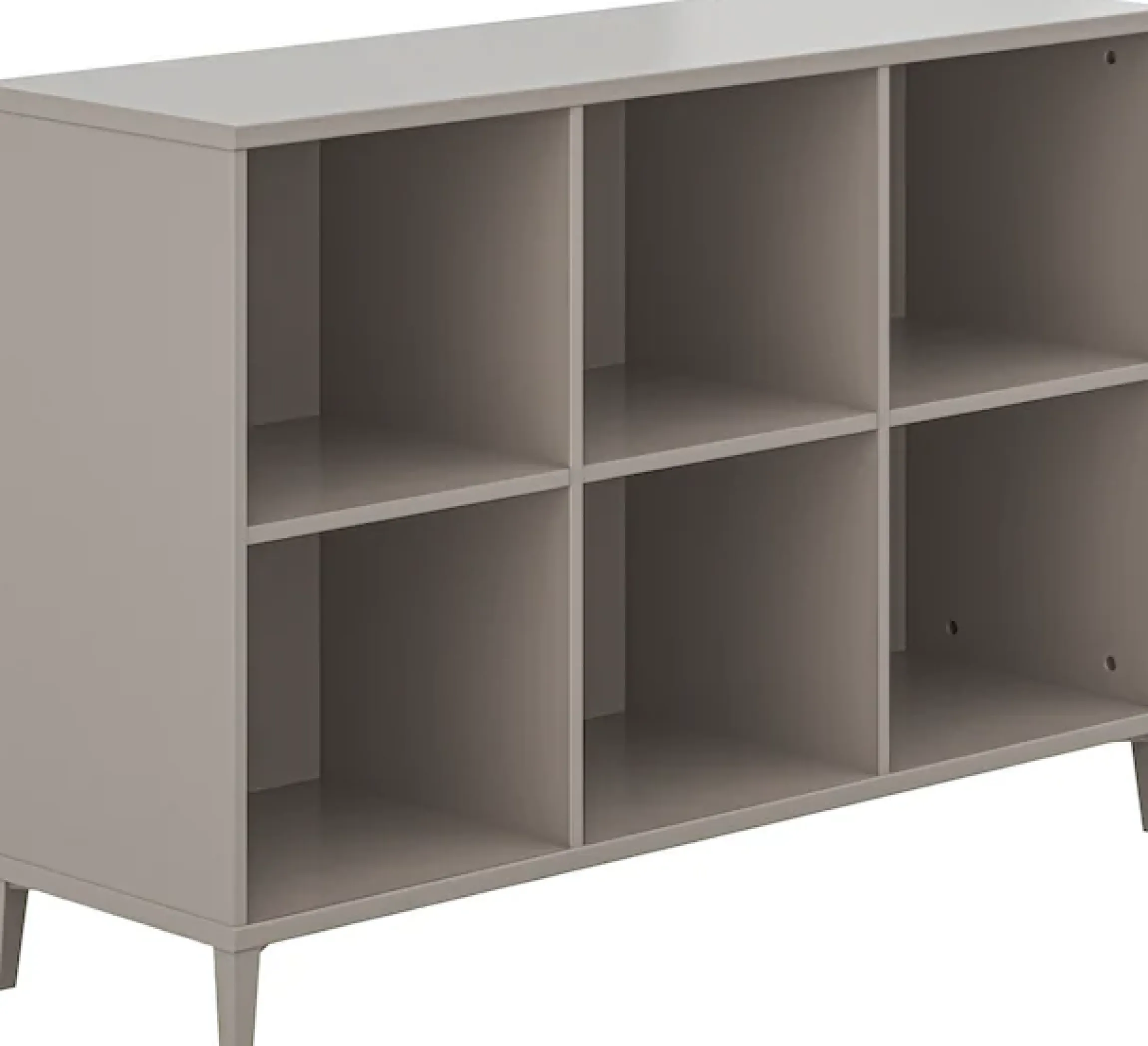 YUNY by PAIDI Sideboard »BROTHER STU mit 6 offenen Fächern« B/H/T ca. 123x84x38cm, Taupe,stabiles und langlebiges Regal, geprüfte Qualität
