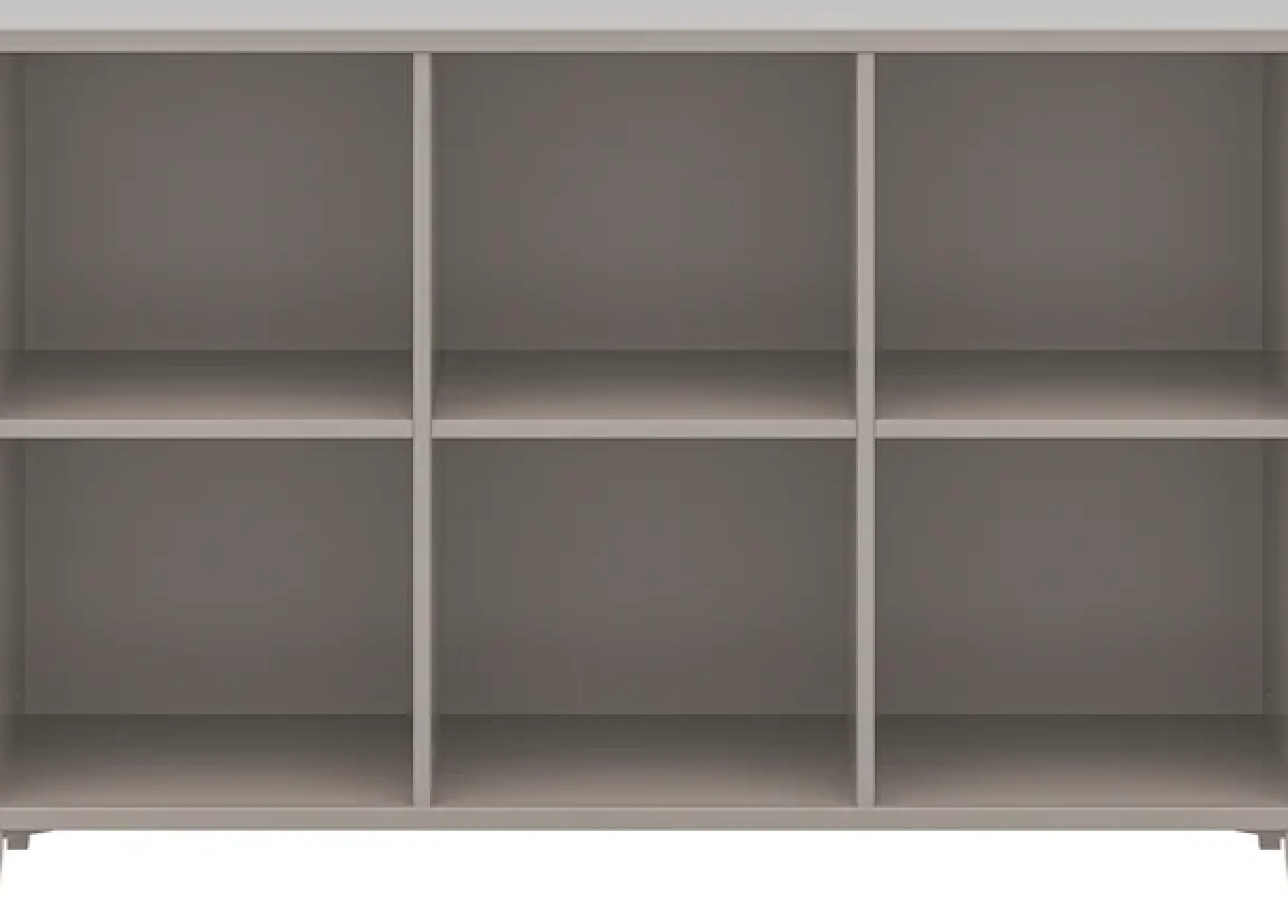 YUNY by PAIDI Sideboard »BROTHER STU mit 6 offenen Fächern« B/H/T ca. 123x84x38cm, Taupe,stabiles und langlebiges Regal, geprüfte Qualität