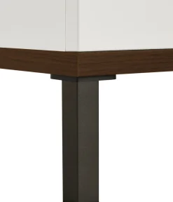 YUNY by PAIDI Sideboard »LOVELY ALIV mit 6 offenen Fächern« B/H/T ca. 123x85x38cm, Off-White/Dark-Walnut,stabiles und langlebiges Regal in Off-White, geprüfte Qualität