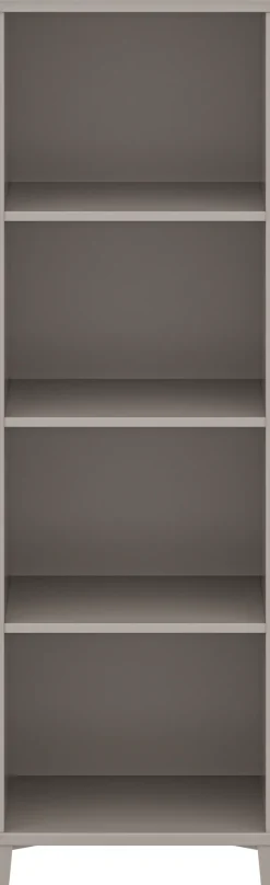 YUNY by PAIDI Standregal »BROTHER STU mit 4 offenen Fächern« B/H/T ca. 48x155x38cm, Taupe,stabiles und langlebiges Regal, geprüfte Qualität