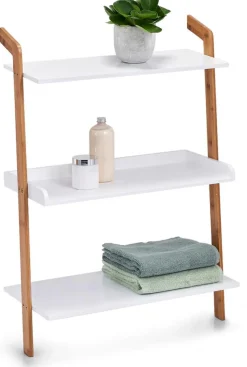 Zeller Present Leiterregal »Bamboo« Set, 5 Stk. tlg. 3 Ablageflächen, je 60 x 30 cm