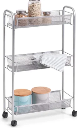 Zeller Present Rollwagen »Mesh« mit drei Ablagekörbe, Höhe 70,5 cm