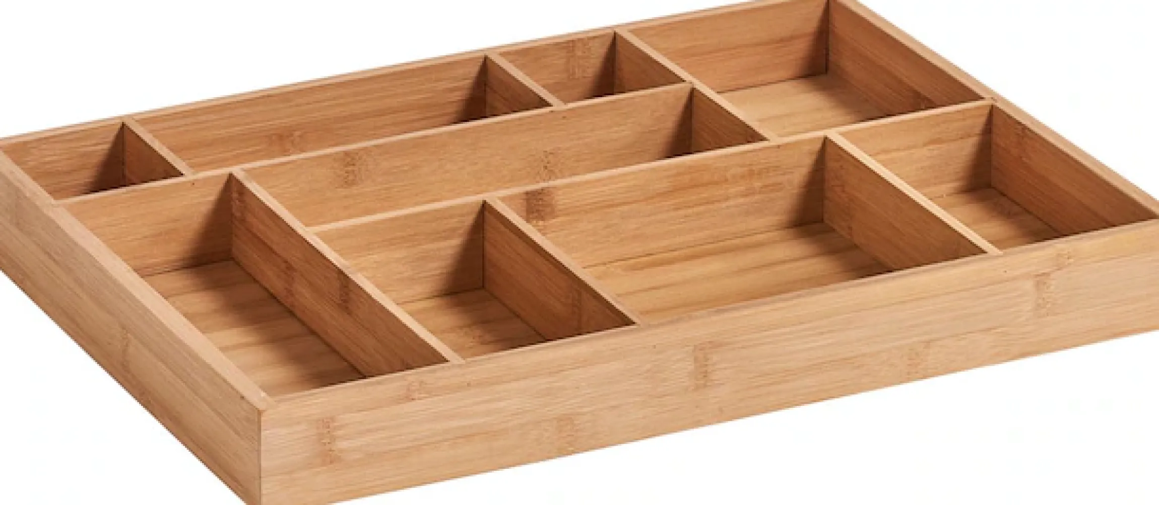 Zeller Present Schubladeneinsatz »Bamboo« 1 Stk. tlg. 9 Fächer für genügend Platz