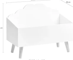 Zeller Present Spielzeugtruhe »Wolke« Kindermöbel in nordischen Design